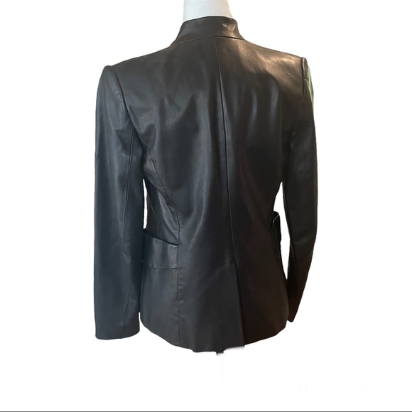 🌸Theory Lamb leather blazer - Picture 4 of 6